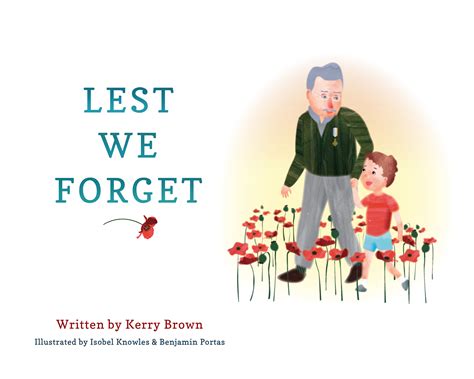 lest we forget story book